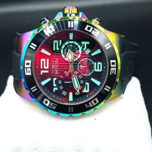 FIRM PRICE-NEW INVICTA Iridescent  Pro Driver men's Watch